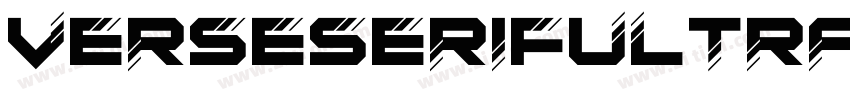 VerseSerifUltrabold 字体转换